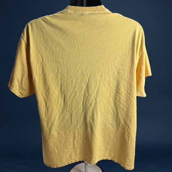 Vintage Style Nirvana Yellow Smiley Face Band T-Shirt XL 24x27 Rock Tee - Picture 2 of 11